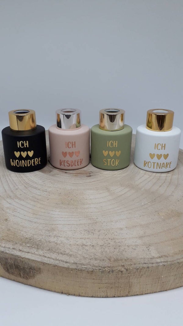 Huisparfum - 'Ich (hartje) Kotnake' - diverse kleuren & opdruk