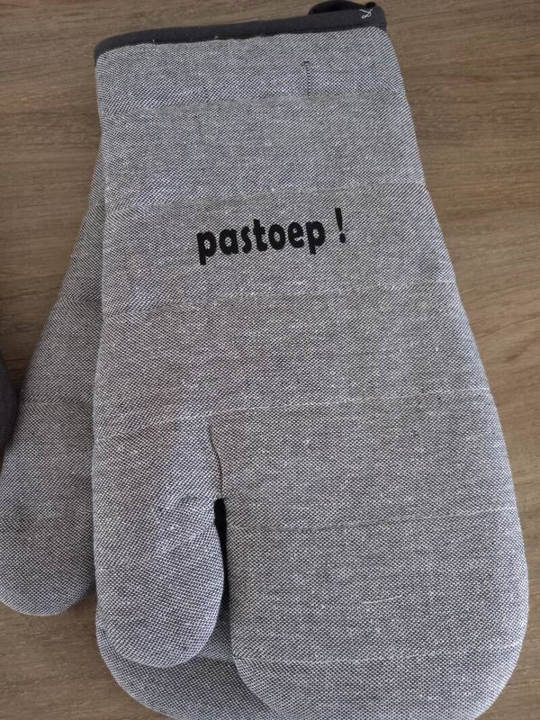 Set ovenwanten 'Pastoep'