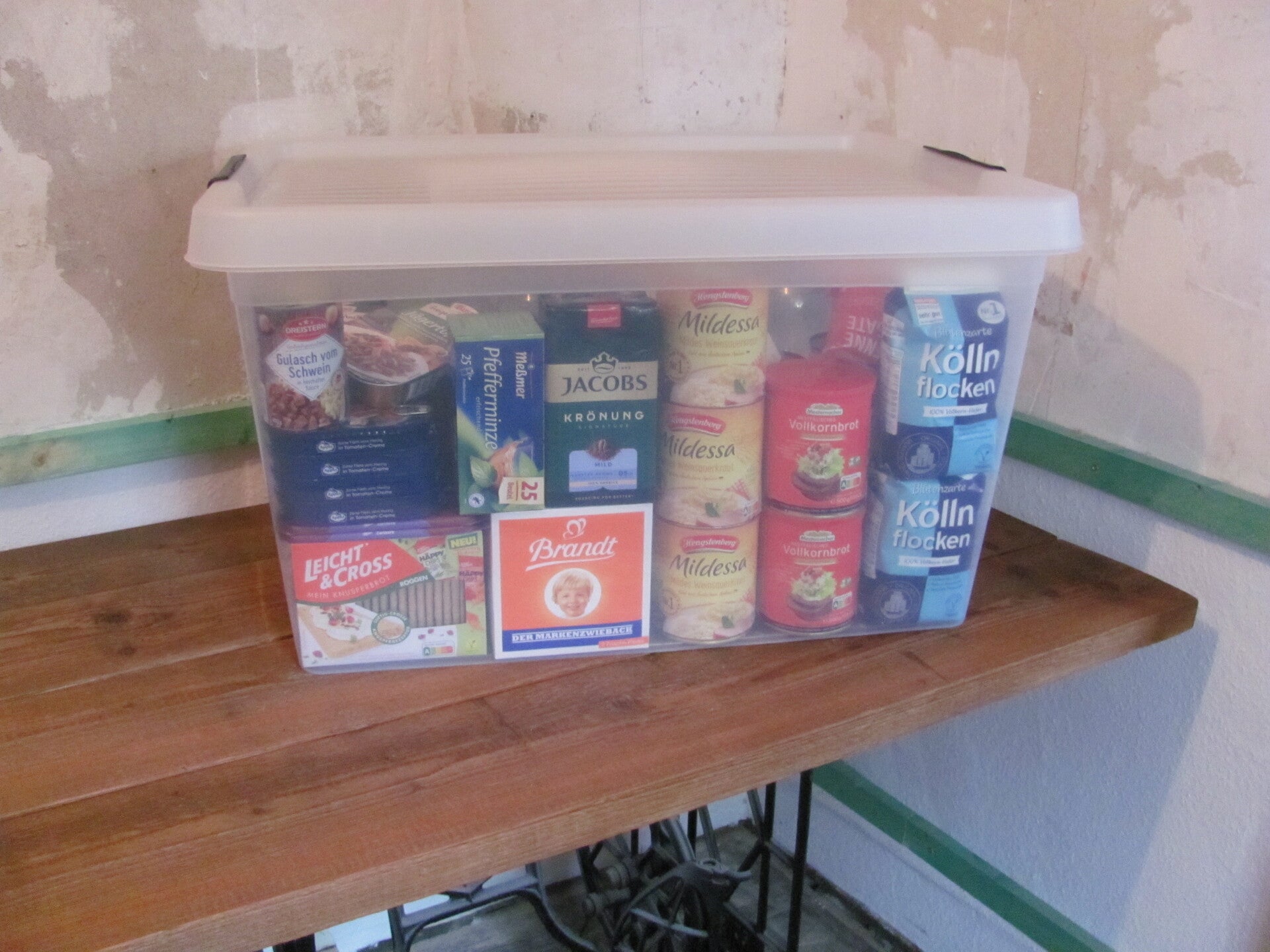 Lebensmittelbox für 10 Tage - 1 Person