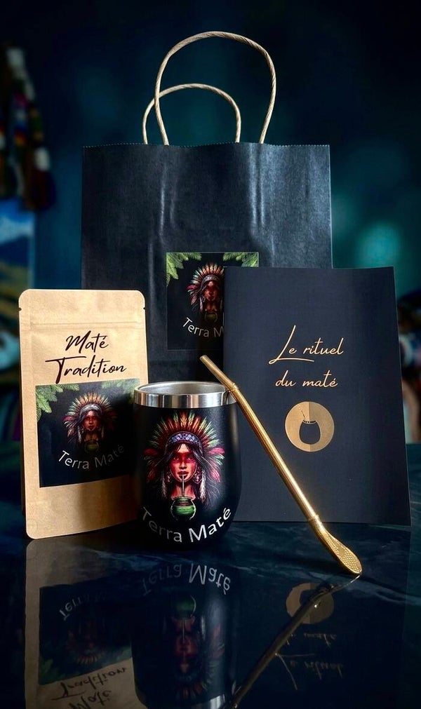 Pack Initiation Terra Maté (Calebasse, Bombilla & Maté Bio)