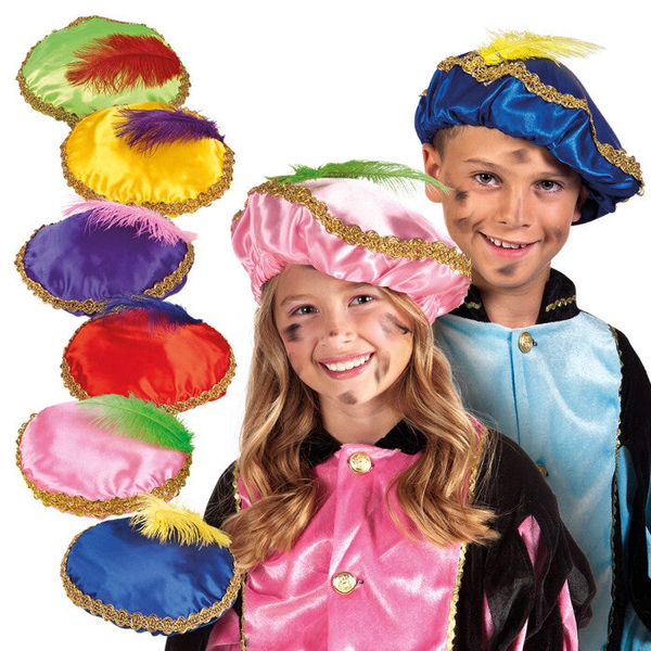 Pietenbaret voor kinderen 6 kleuren