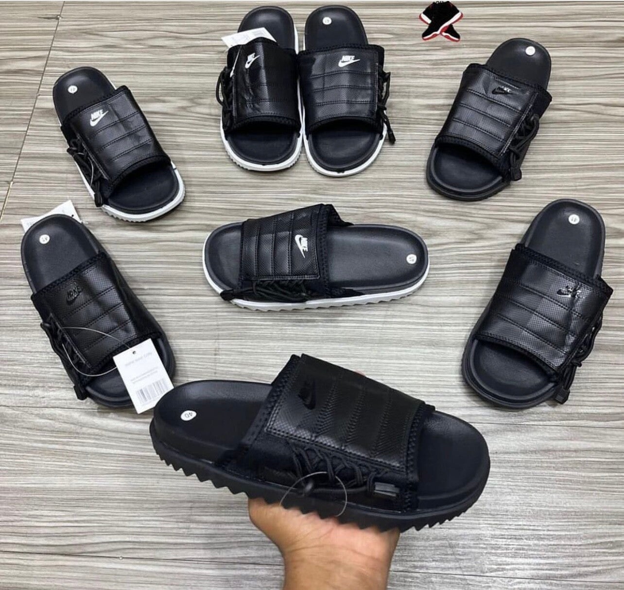 NIKE ASUNA LEATHER - BLACK