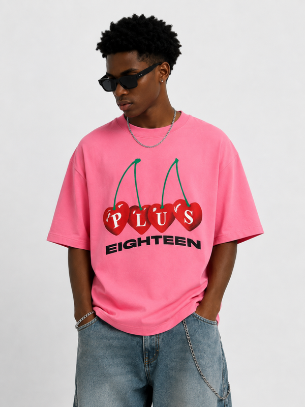 T-shirt Plus Eighteen Cherry – Rose