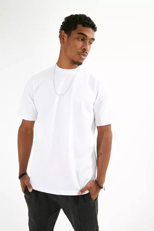 T-SHIRT UNI BLANC