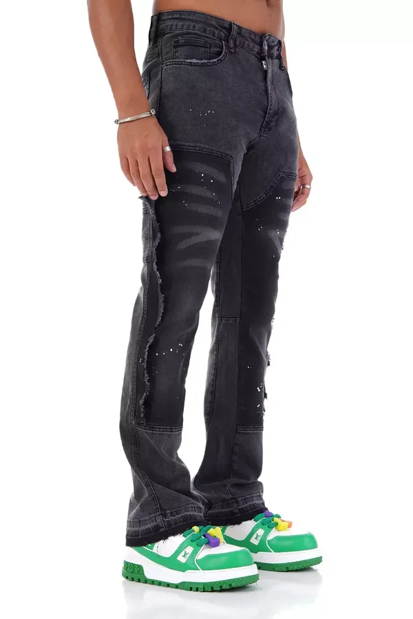 JEAN FLARE  - BLACK
