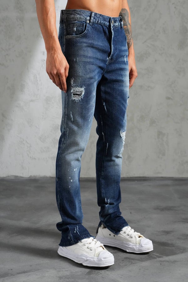 Jean IKAO F-007 – Bleu Délavé