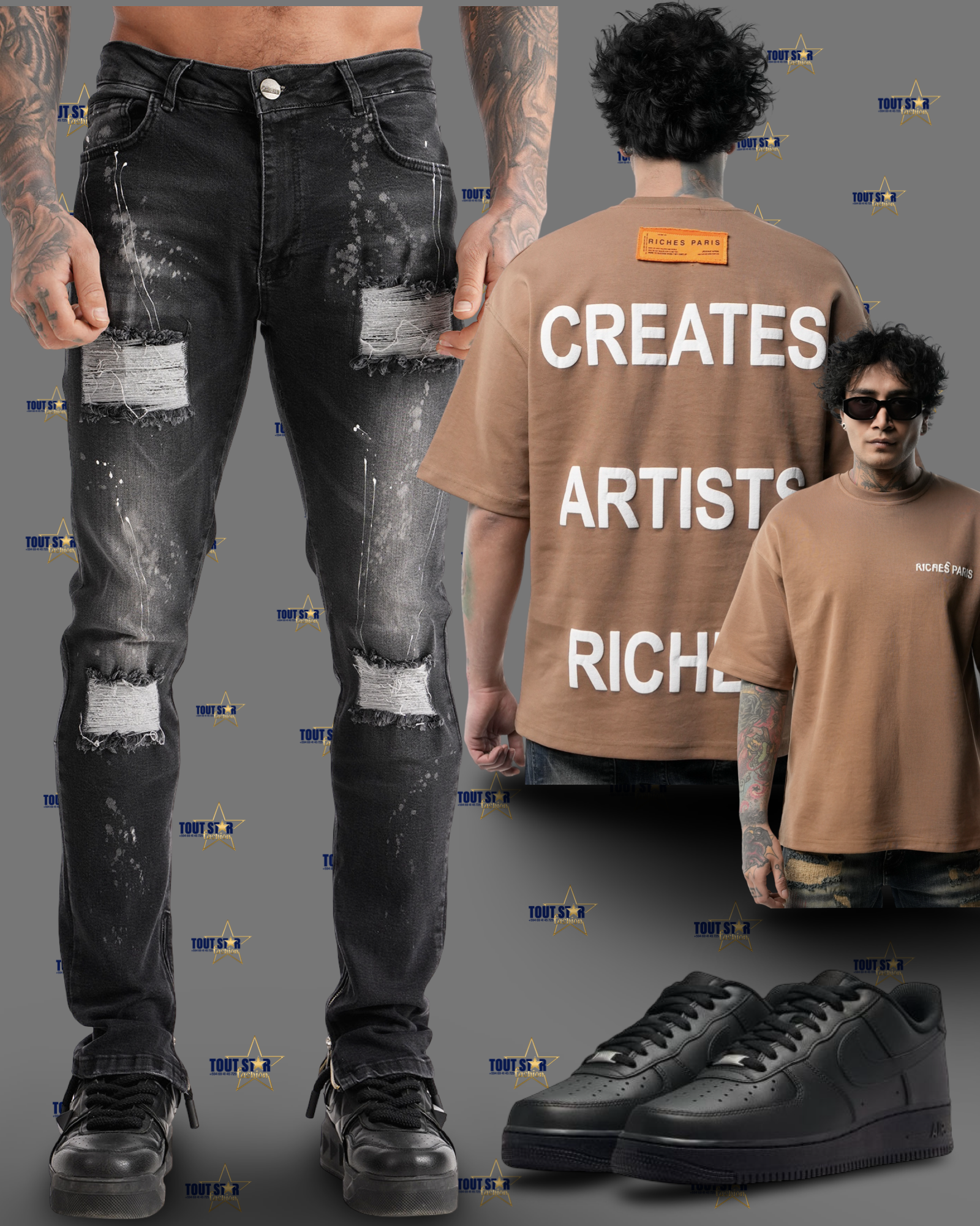 Sweat Riches Paris Creates – Milk Coffee