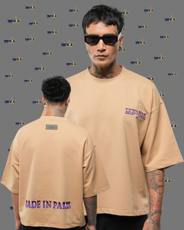 T-shirt Riches Paris Beige – Made in Paris
