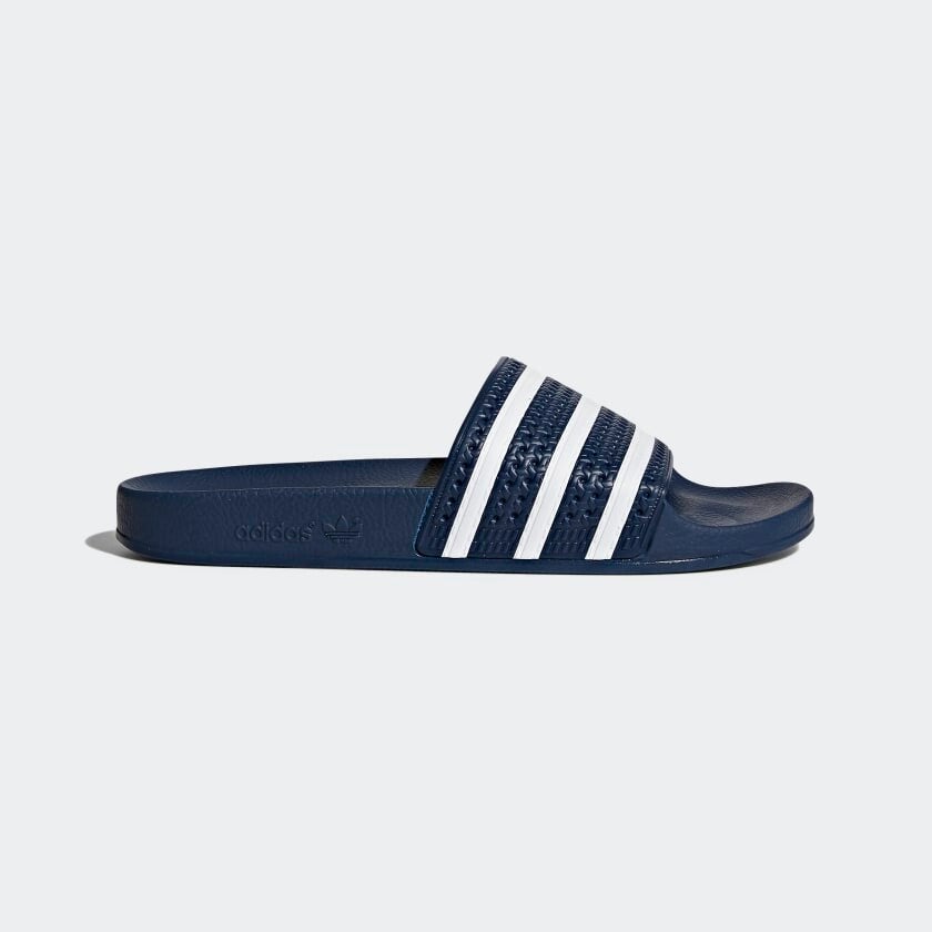 Adidas Adilette Aqua – Bleu foncé / Blanc