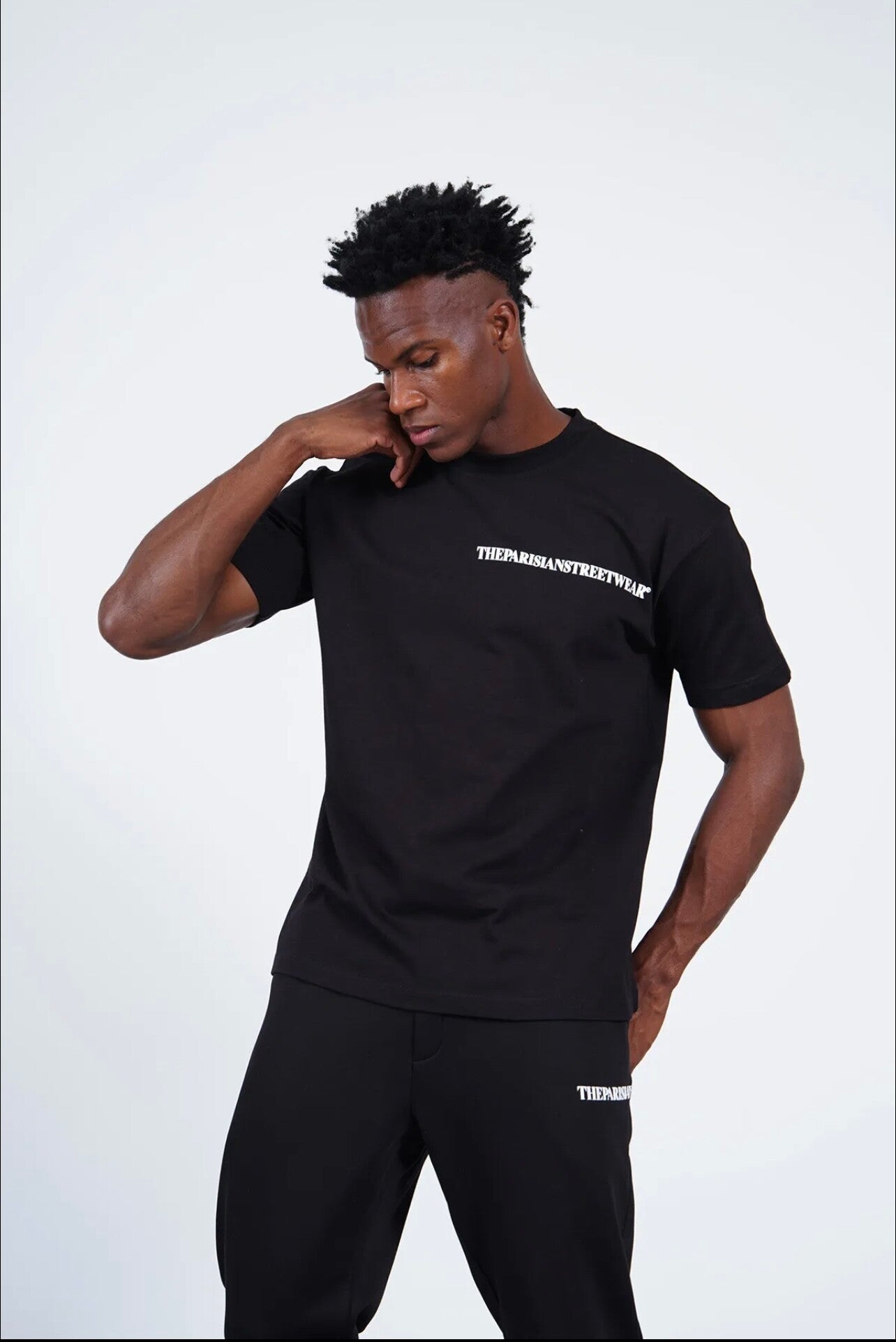 :TEE SHIRT THEPARISIANSTREETWEAR BLACK