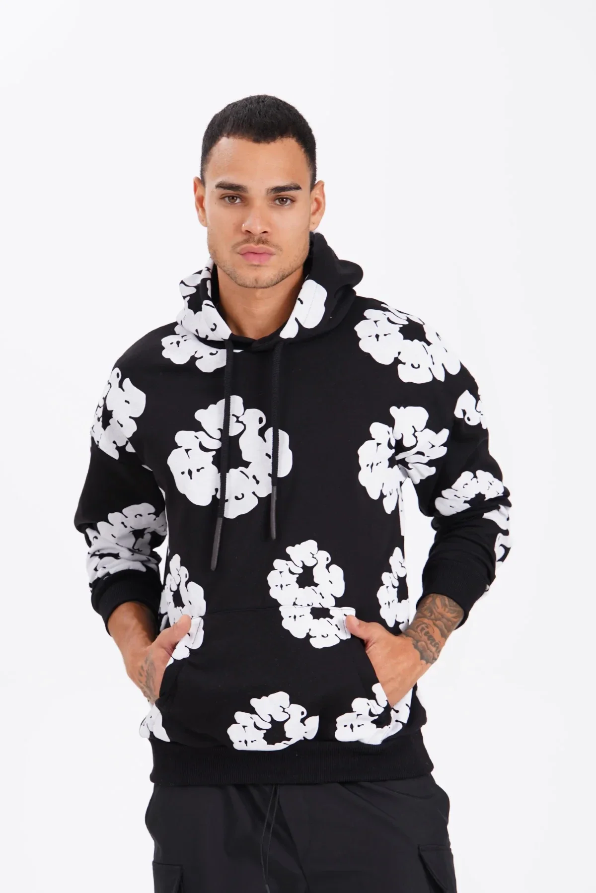 SWEAT  -HOODIES BLACK