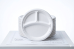 3-compartment plates