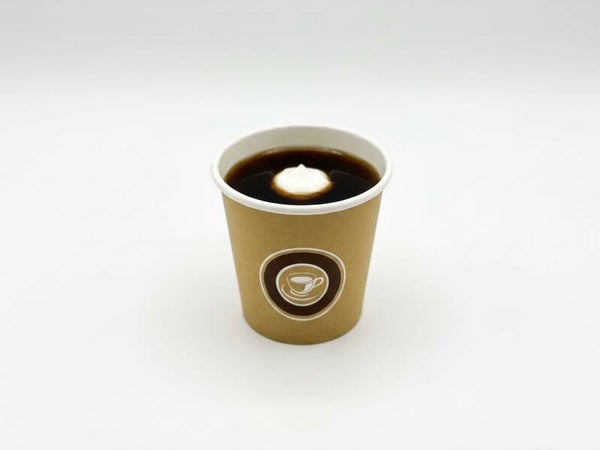 4oz Kraft Paper Cafe Cups – Single Wall Espresso Cups (50 Pack)