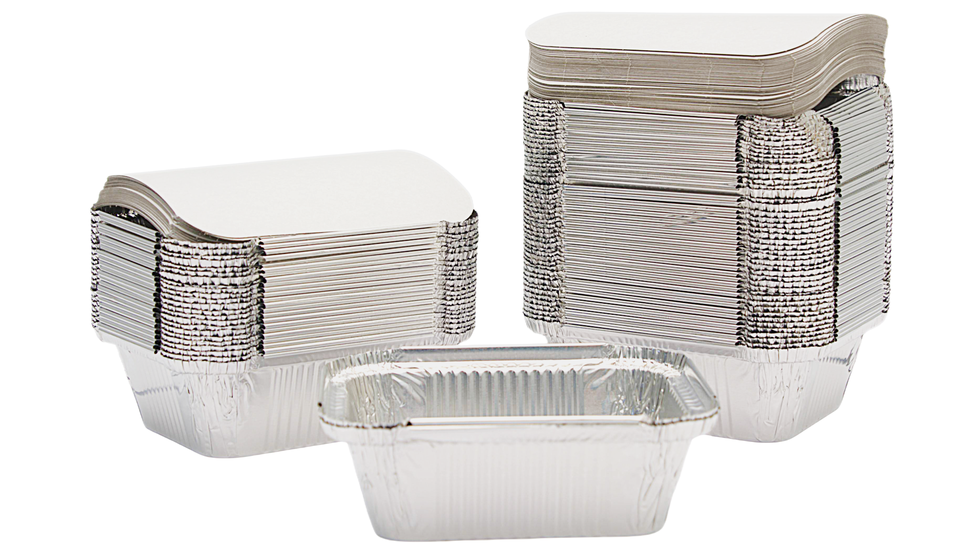 Aluminium Foil Containers with Lids | Oven Safe Trays UK -  No.2 (approx 450ml)