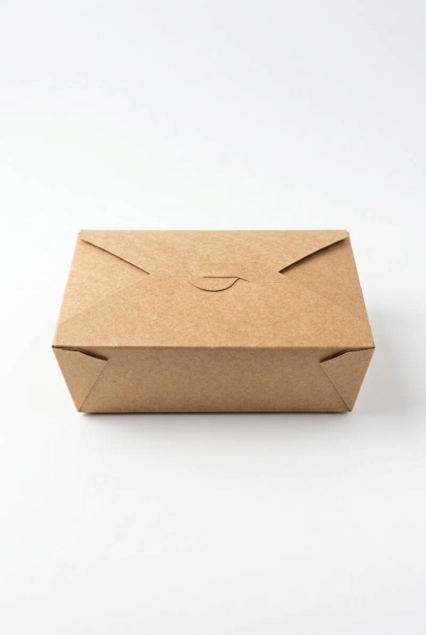 Brown Leak-Proof Food Carton No.3, 69oz (50 or 100 Pack)