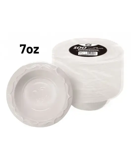 Plastic dessert bowls