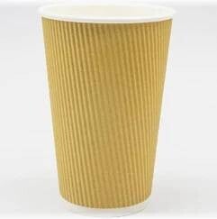Rippled Coffee Cups 16oz