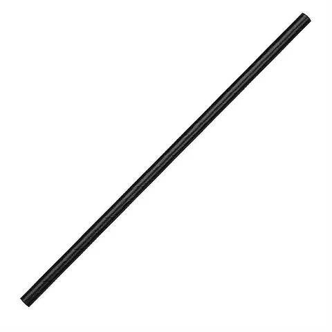 Black Paper Straw 6x200mm
