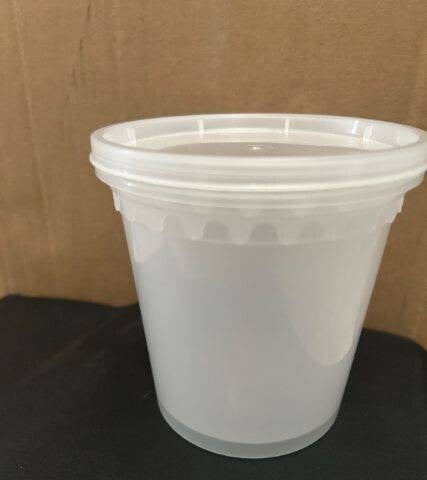 Microwave Round Container with Lid (Heavy Duty)