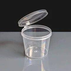 1oz Clear Hinged Sauce Pots