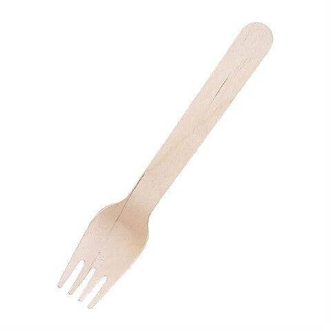 Wooden Fork Plain 16cm
