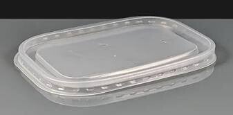 PP Lid for Kraft Rectangular Salad Bowls