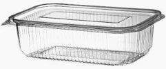 1500CC Clear Hinged Plastic Containers HD