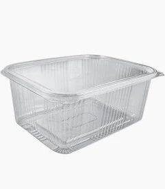 2000CC Clear Hinged Plastic Containers HD