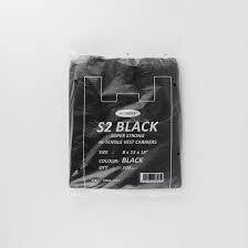 Black Vest Carrier Bags 8"x13"x18" (S2)