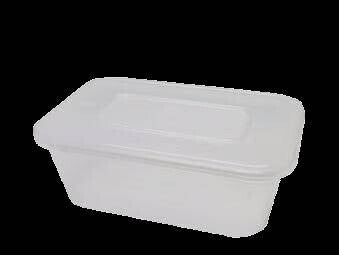 RE - Microwave Rectangle Container with Lid (Heavy Duty)