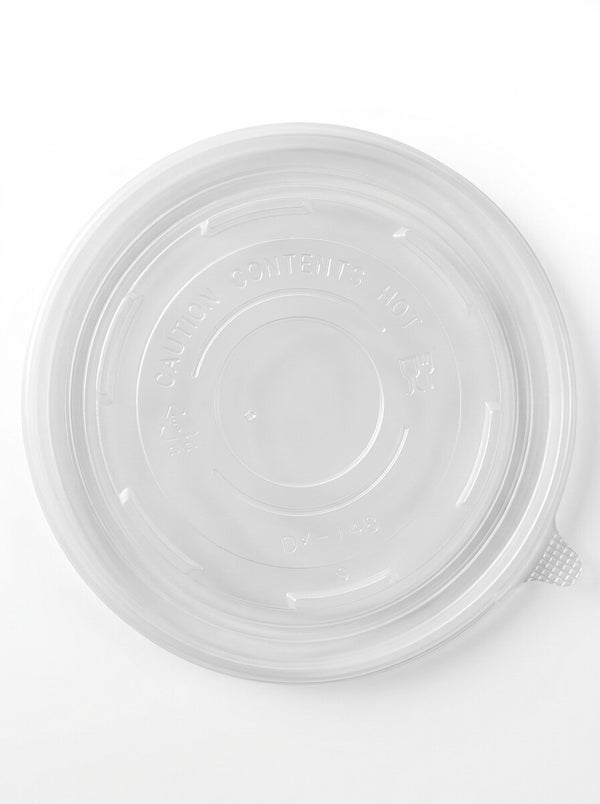 PP round lid 148mm for kraft bowls