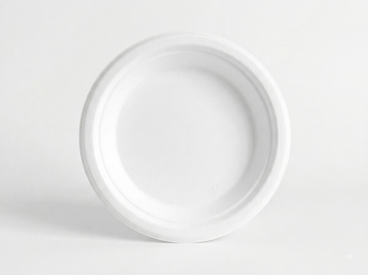 7" Bagasse Round Plates (50pcs)