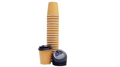 8oz ripple coffee cups with lids