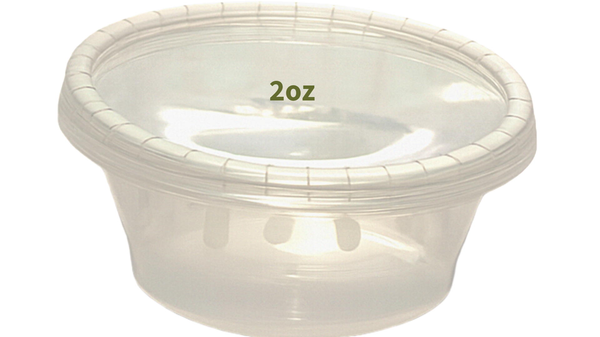 Round Sauce Cups ( x Pack of 1200)