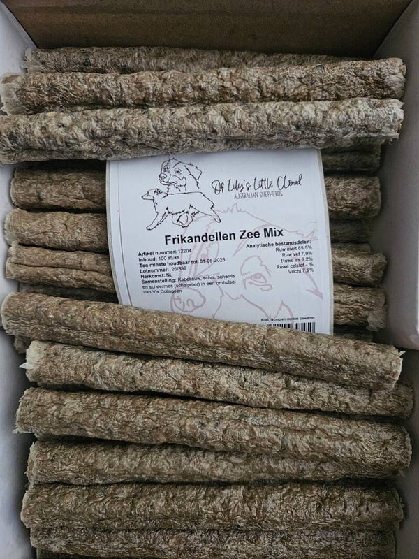 Frikandellen Zee Mix, een smakelijke traktatie uit de zee (Kopie)