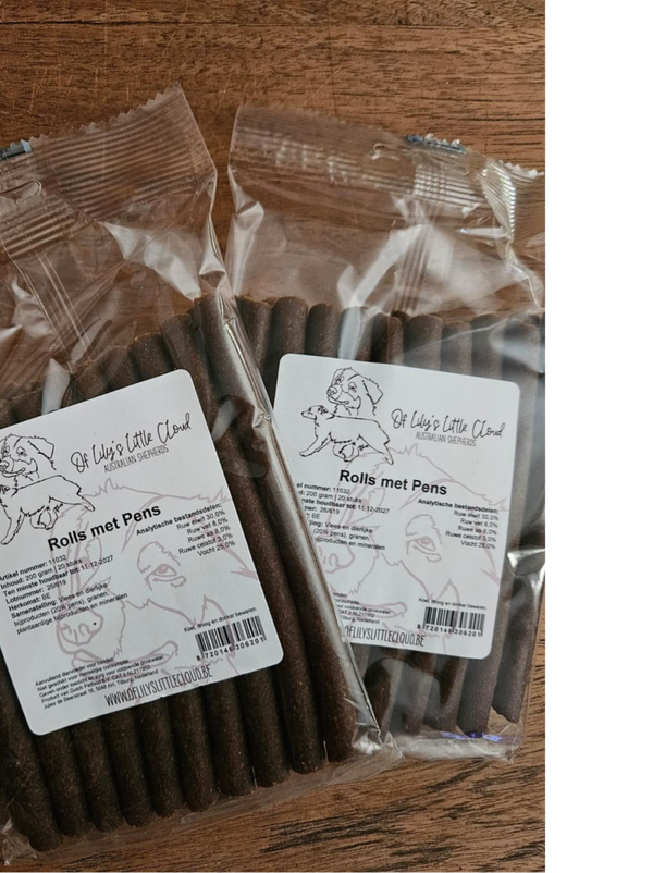 Rolls met Pens, een echte favoriet voor fijnproevers, 200gr