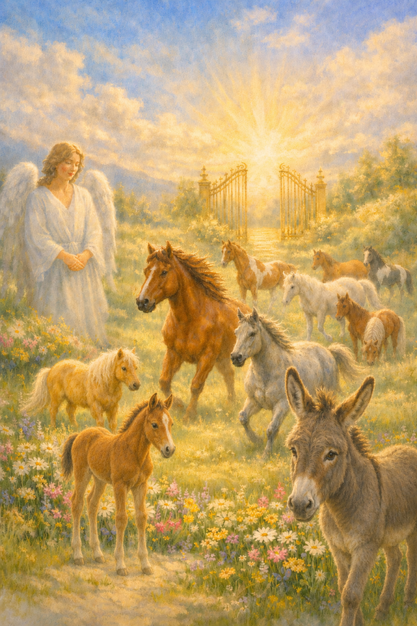 Celebration of Life Horses Art digital PNG file