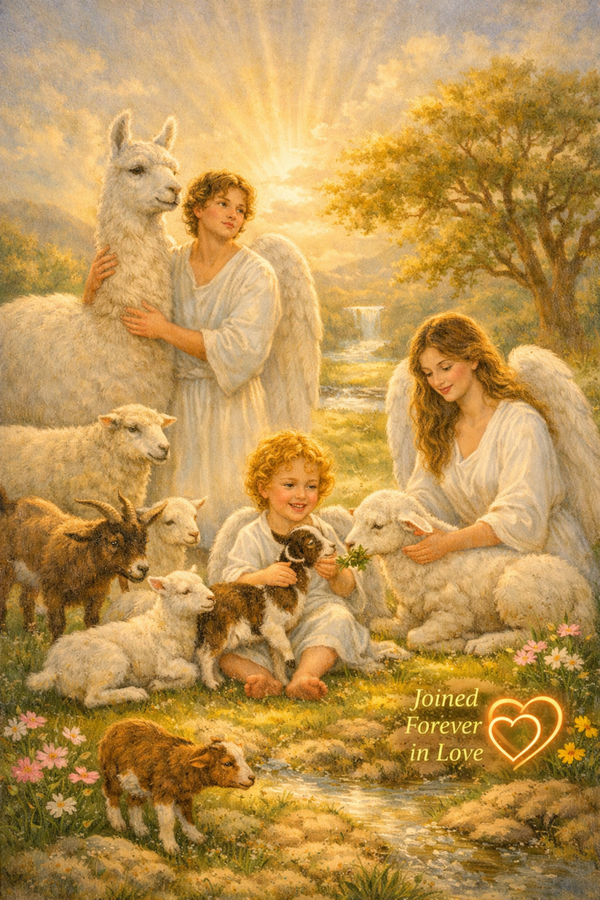 Celebration of Life Goats Art digital PNG file