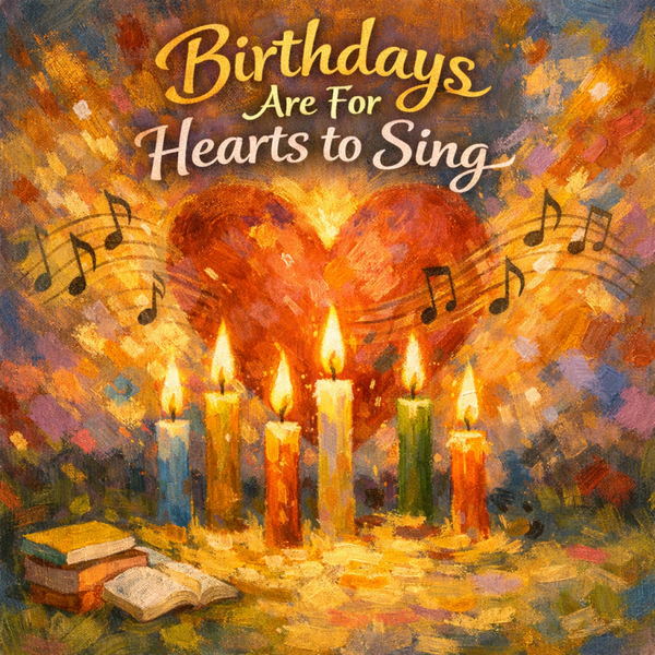 "Happy Birthday Family" art PNG file plus song & music MP3 file