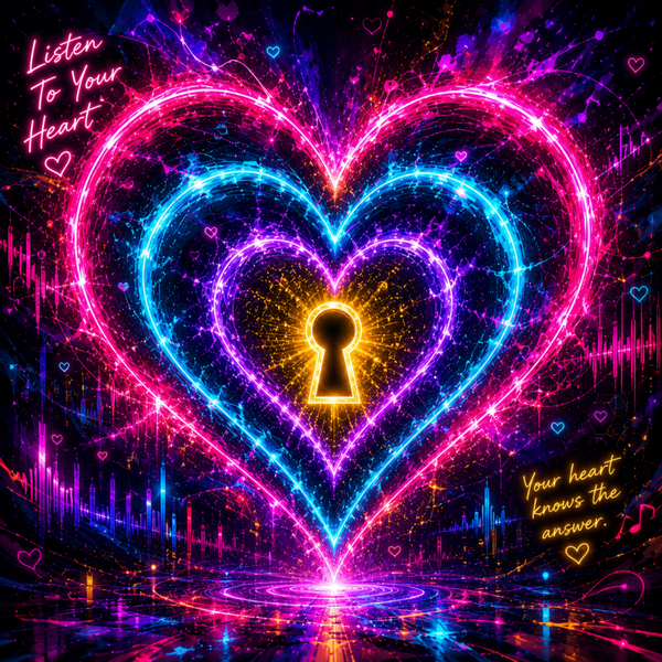 "Listen to Your Heart" art PNG file plus song & music MP3 file