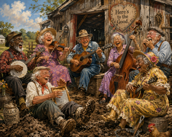 "Older Than Dirt" art PNG file plus song & music MP3 file