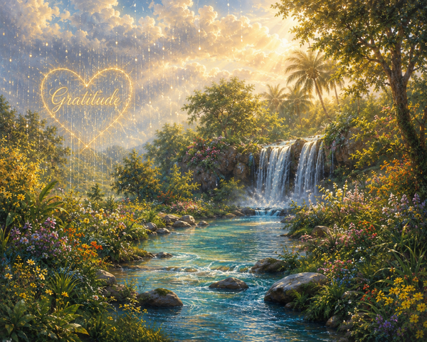 Rain of Gratitude Art digital PNG file