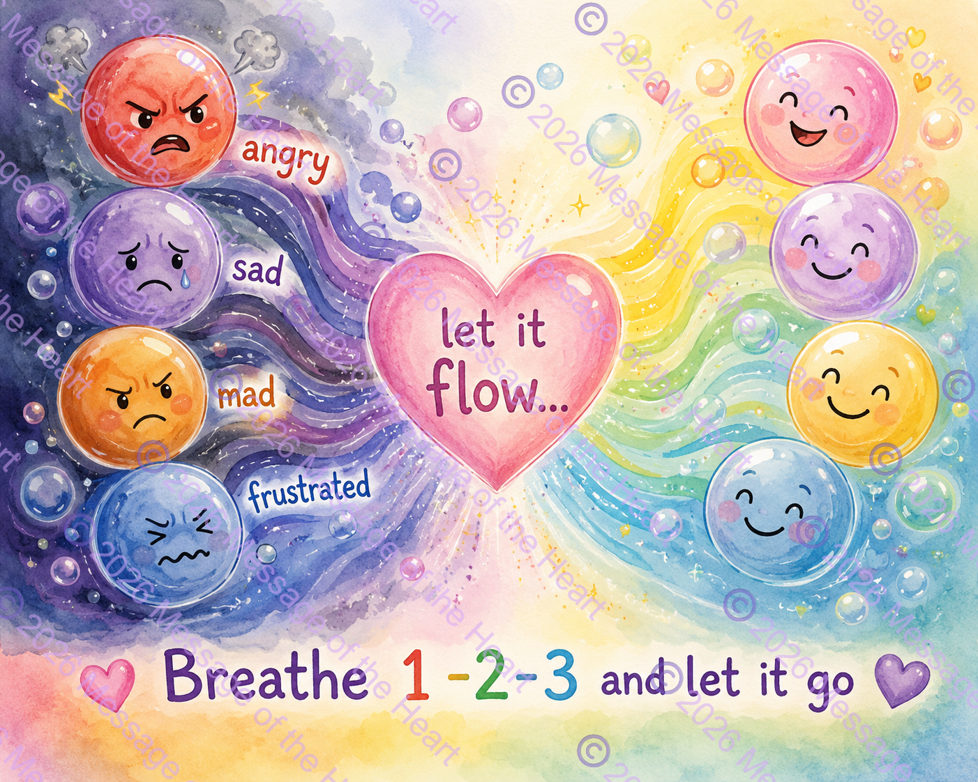 "Feelings Can Flow" art PNG file plus song & music MP3 file