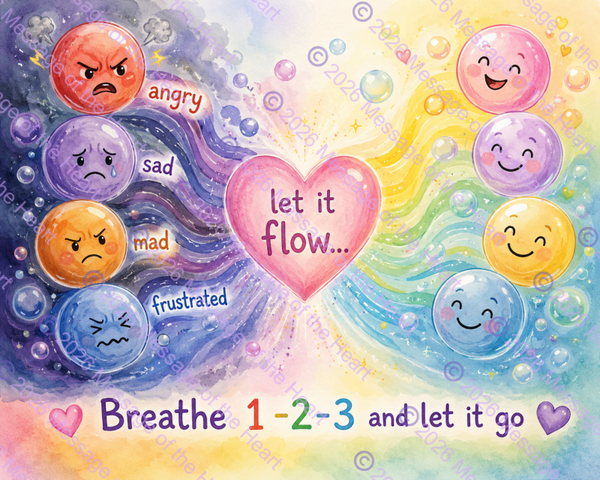 "Feelings Can Flow" art PNG file plus song & music MP3 file
