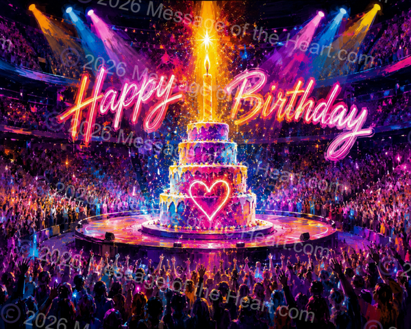 "Happy Birthday Young Adults" art PNG file plus song & music MP3 file