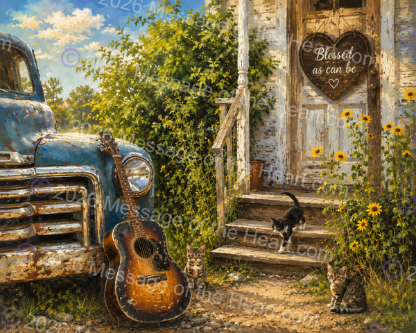 "Blessed As Can Be" art PNG file plus song & music MP3 file