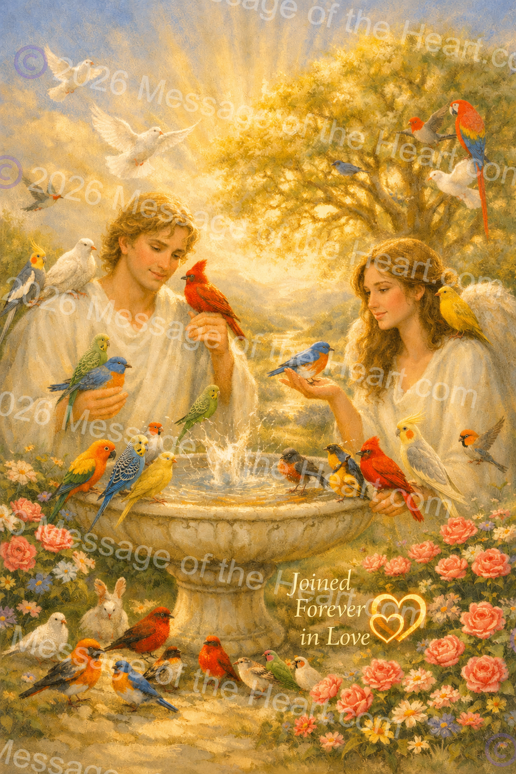 "Celebration of Life Birds" art PNG file plus song & music MP3 file