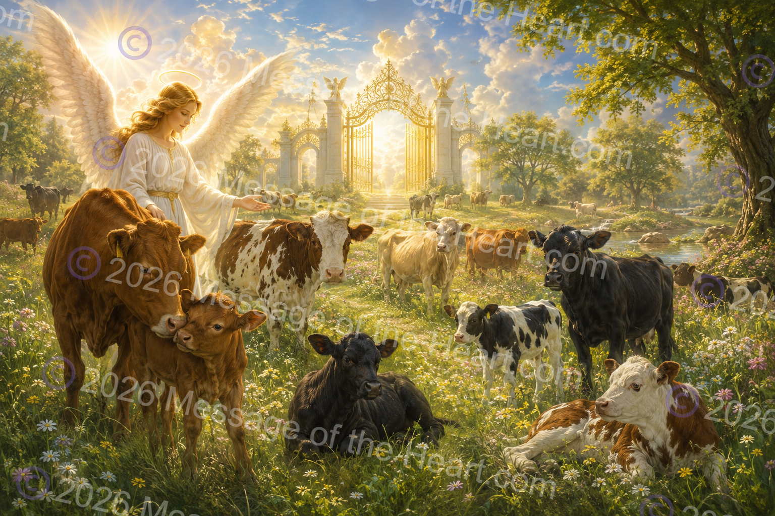"Celebration of Life Cows" art PNG file plus song & music MP3 file