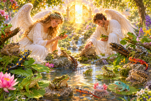 "Celebration of Life Frogs" art PNG file plus song & music MP3 file