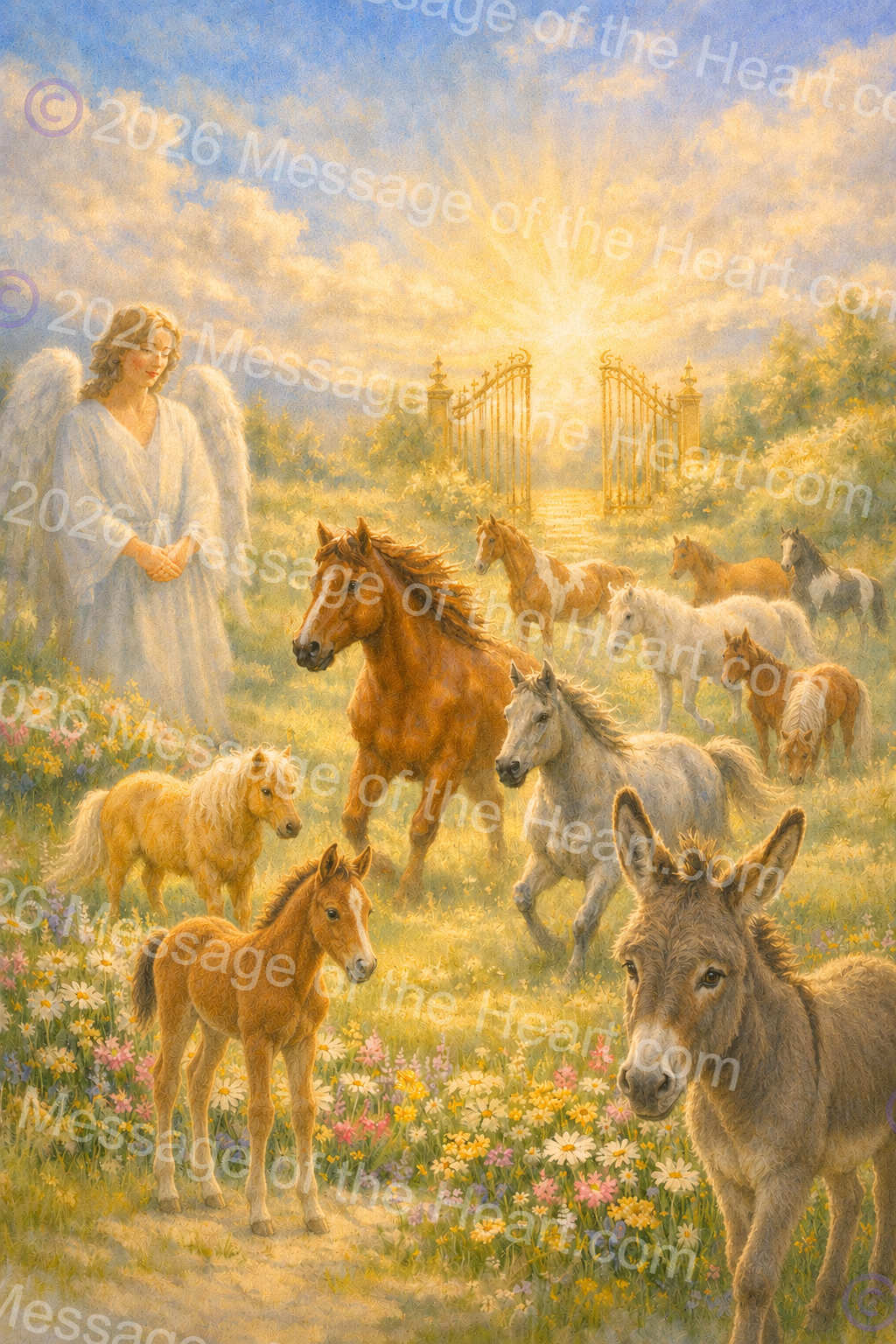 "Celebration of Life Horses" art PNG file plus song & music MP3 file